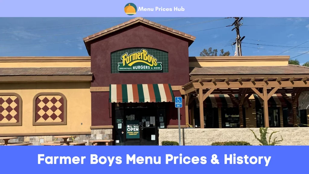 Farmer Boys Menu Prices History