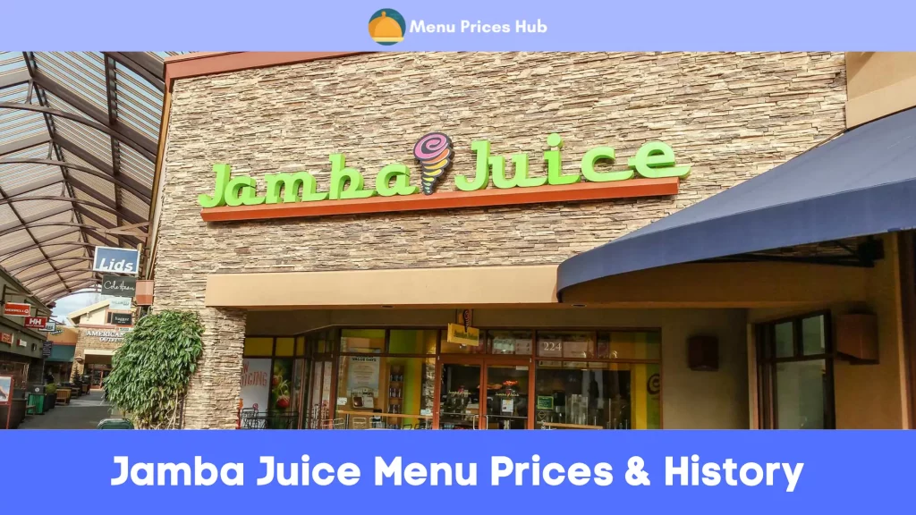 Jamba Juice Menu Prices History