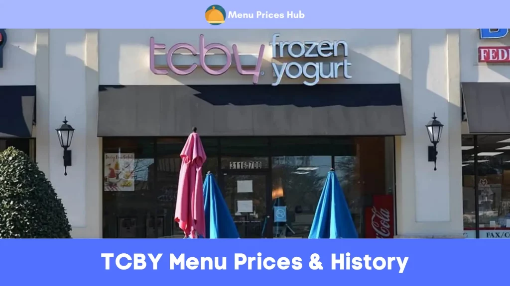TCBY Menu Prices History