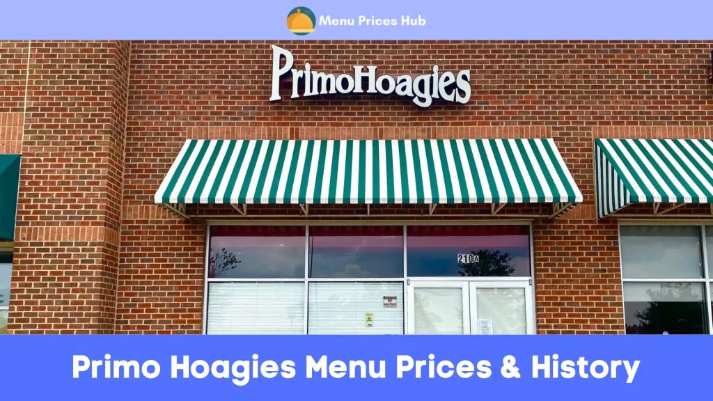 Primo Hoagies Menu Prices History