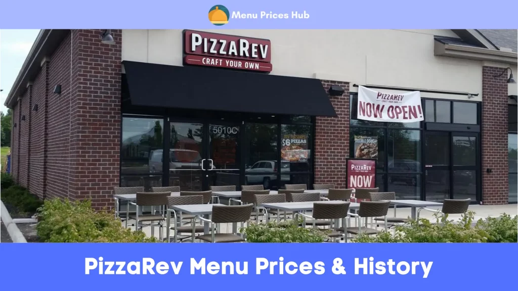 PizzaRev Menu Prices History