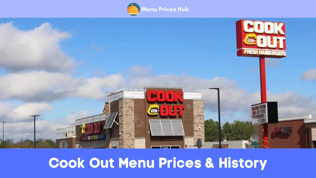 Cook Out Menu Prices History