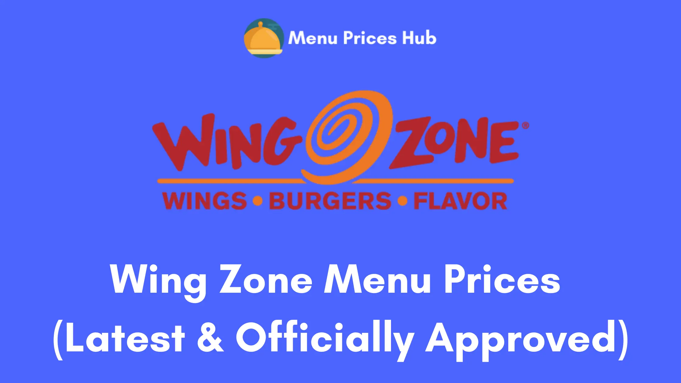 Wing Zone Menu Prices