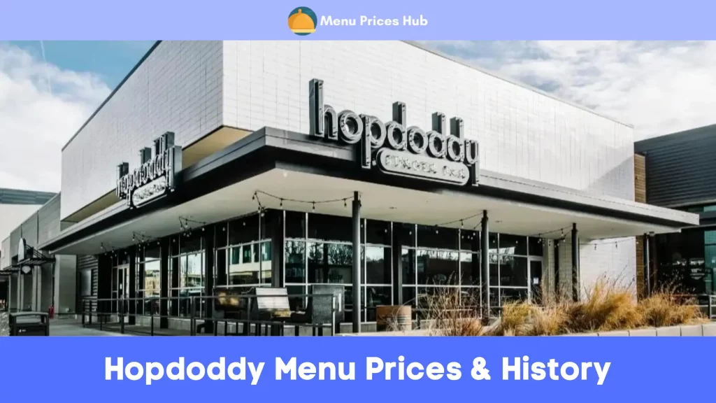Hopdoddy Menu Prices History