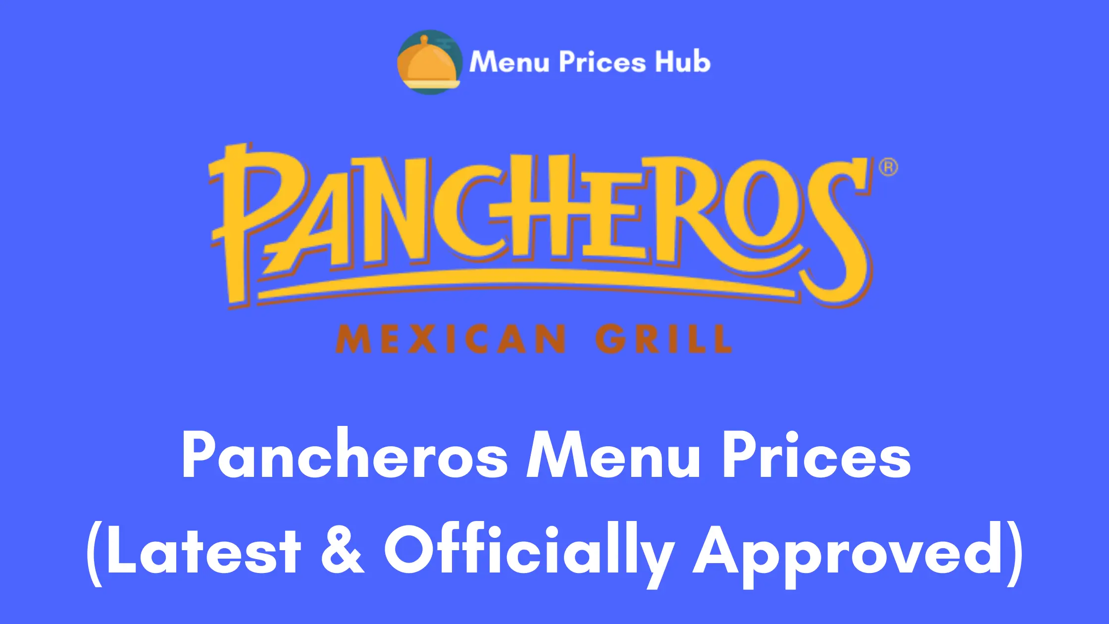Pancheros Menu Prices