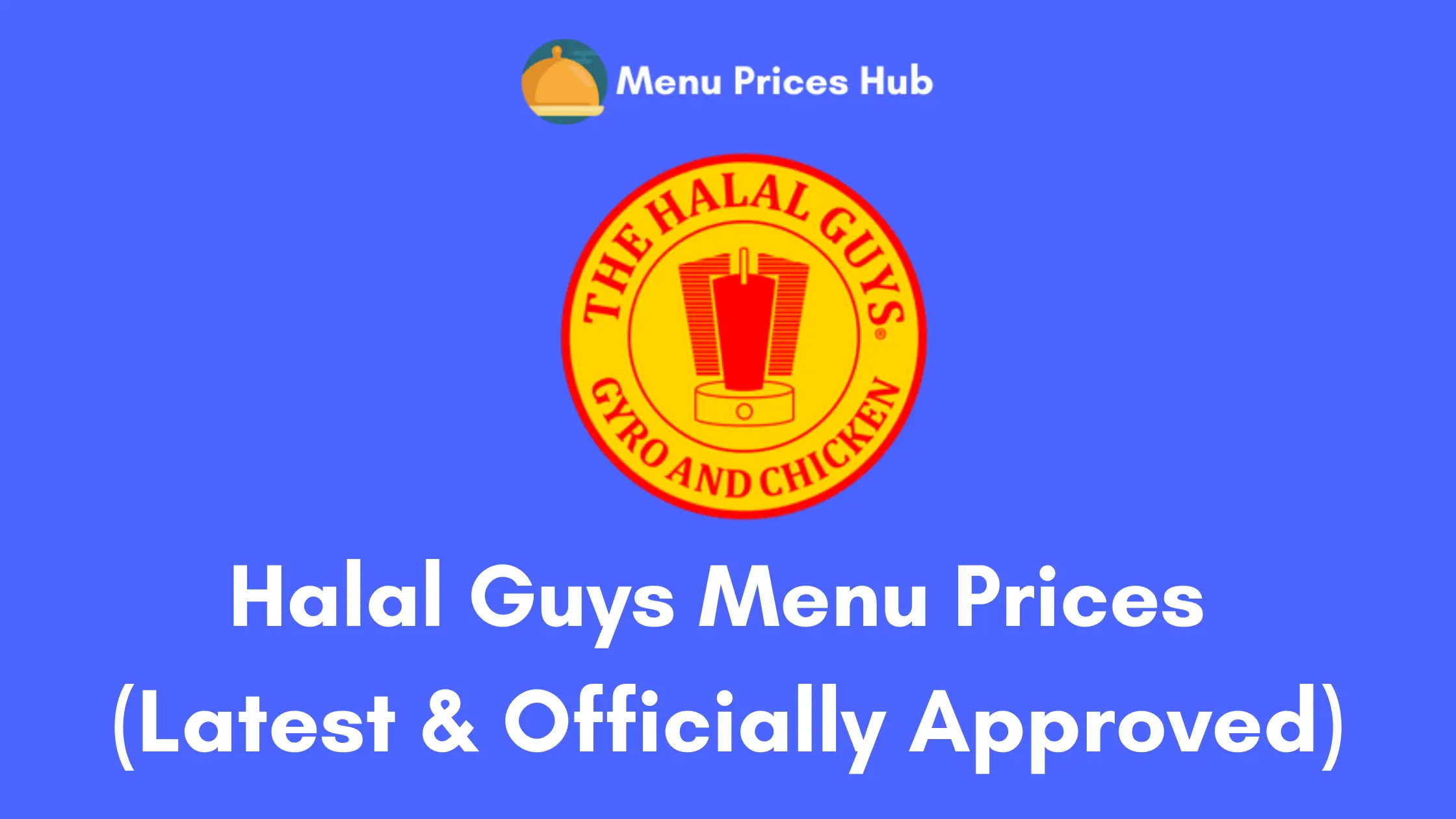 Halal Guys Menu Prices