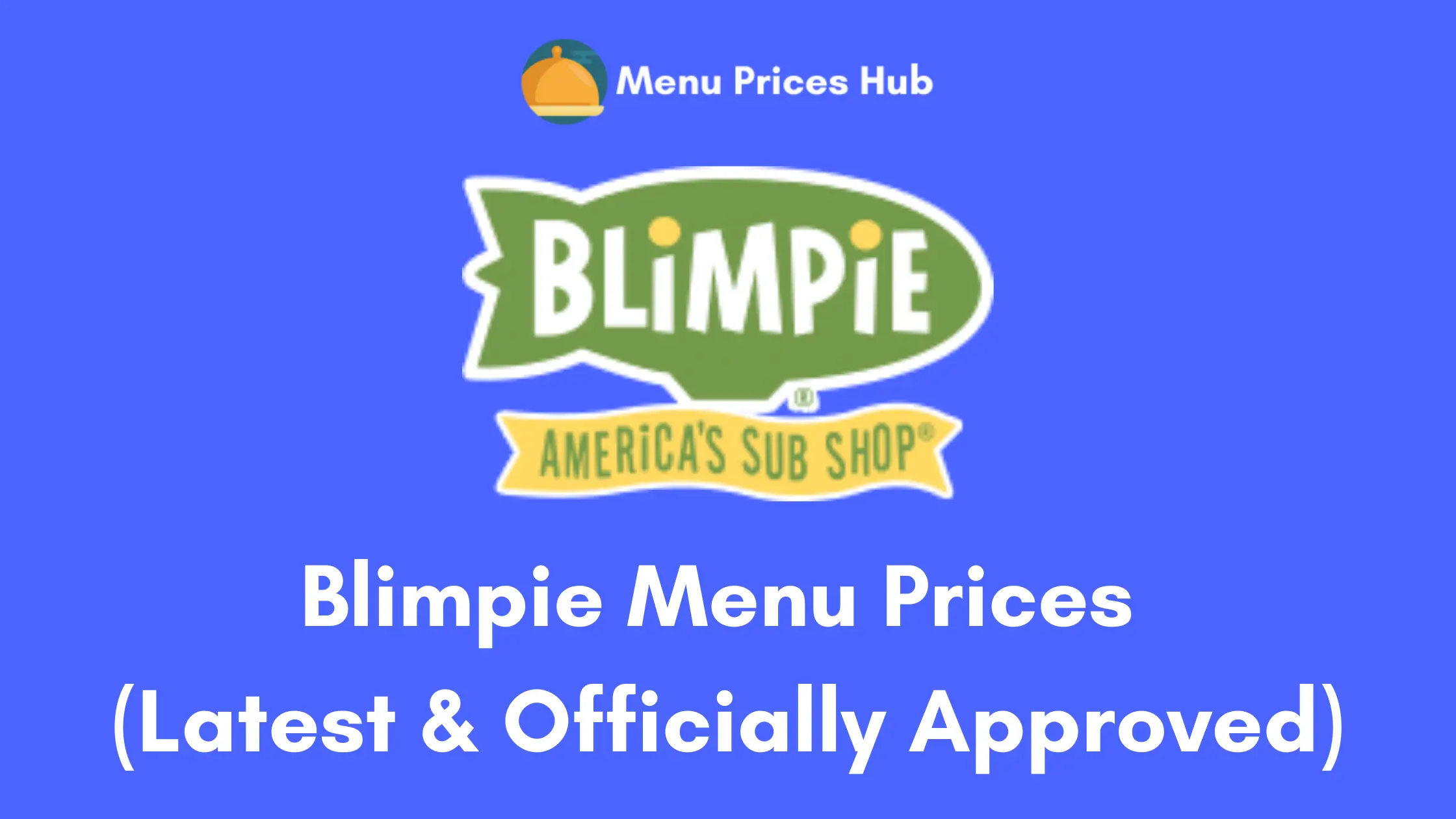 Blimpie Menu Prices