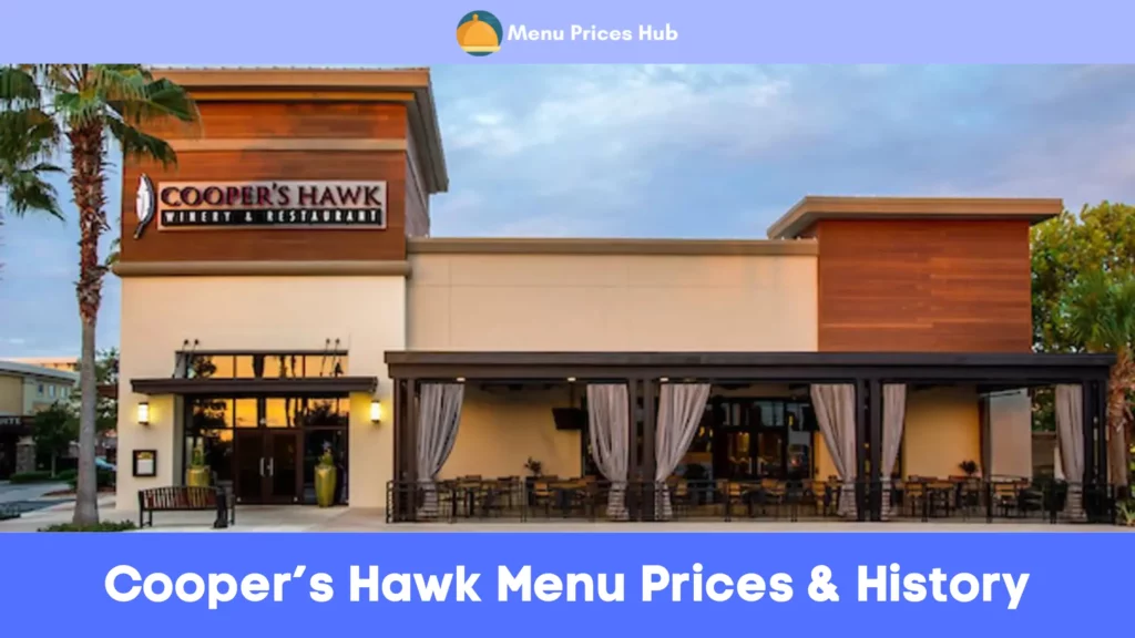 coopers hawk menu prices history