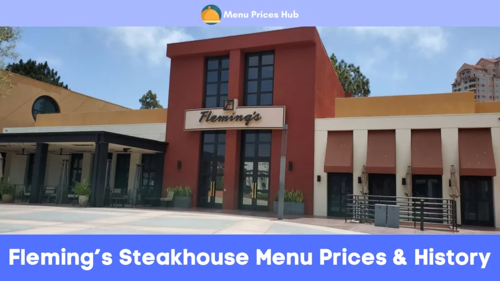 flemings steakhouse menu prices history