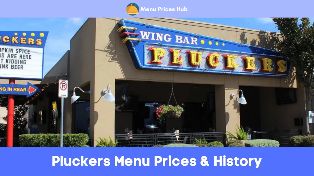 Pluckers Menu Prices History
