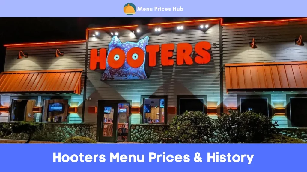 Hooters Menu Prices History