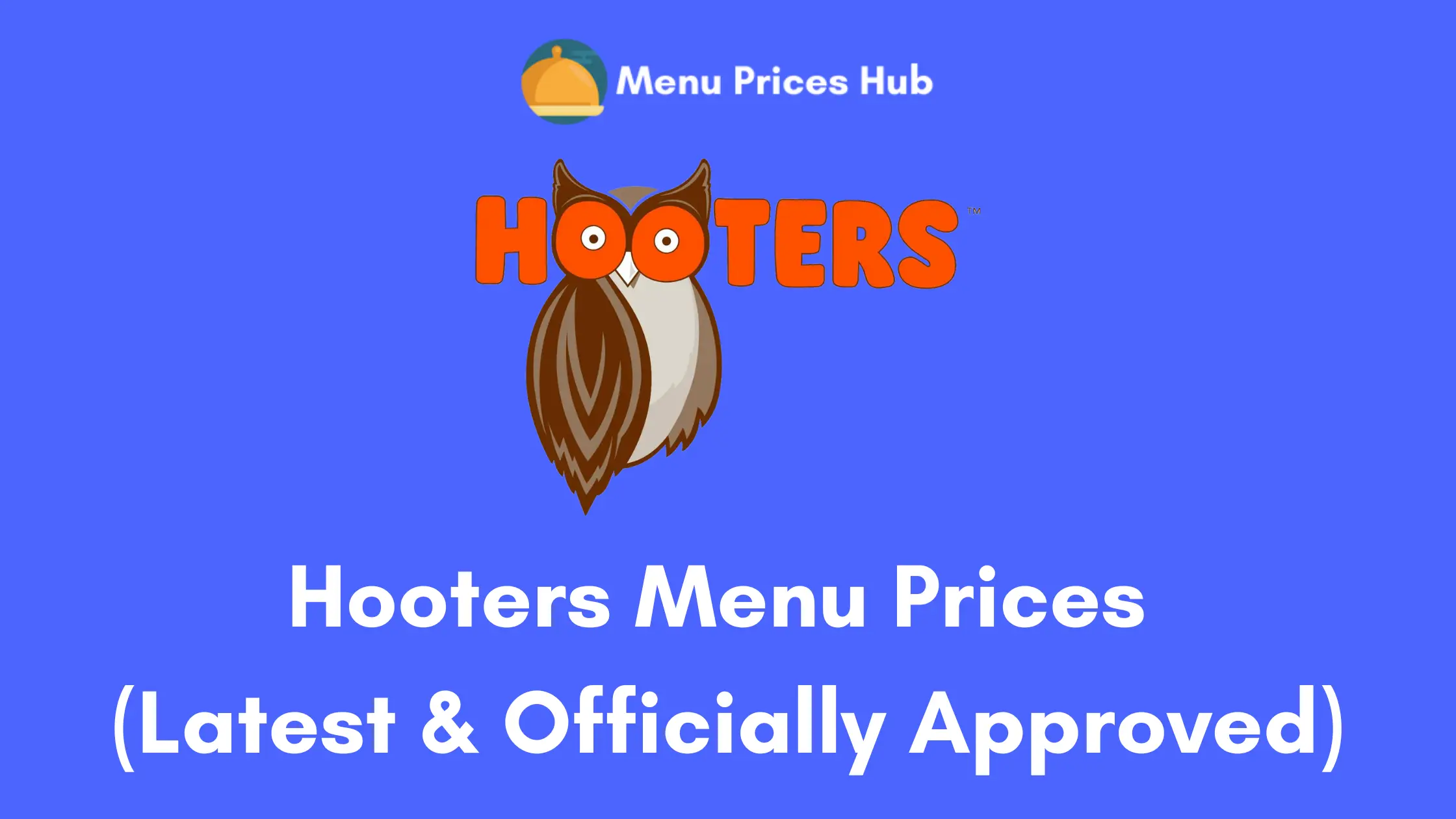 Hooters Menu Prices