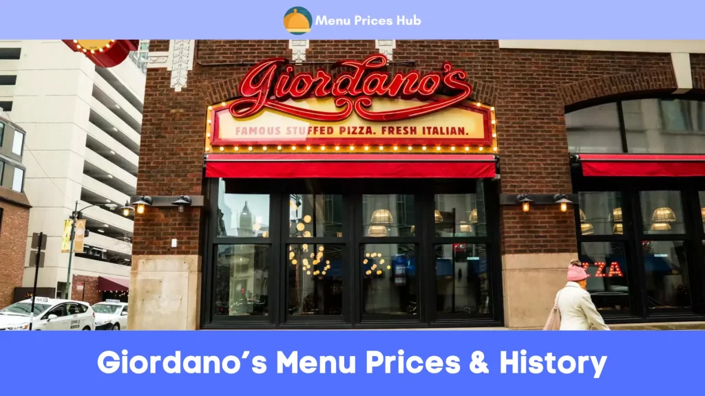 Giordano’s Menu Prices History
