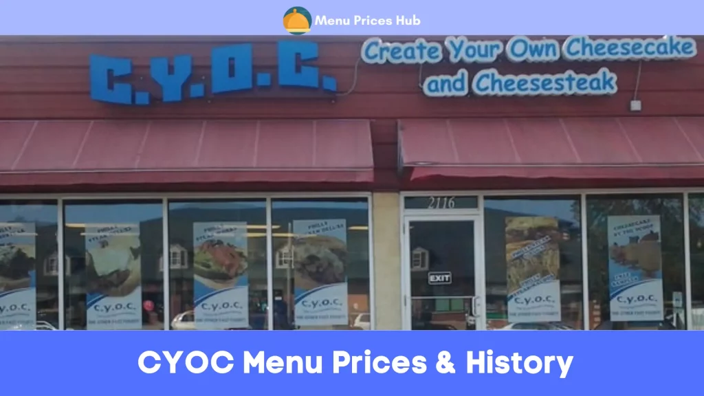 cyoc menu prices history