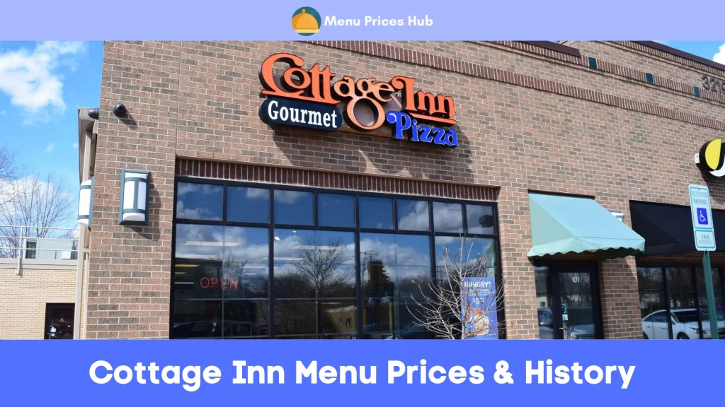 cottage inn menu prices history