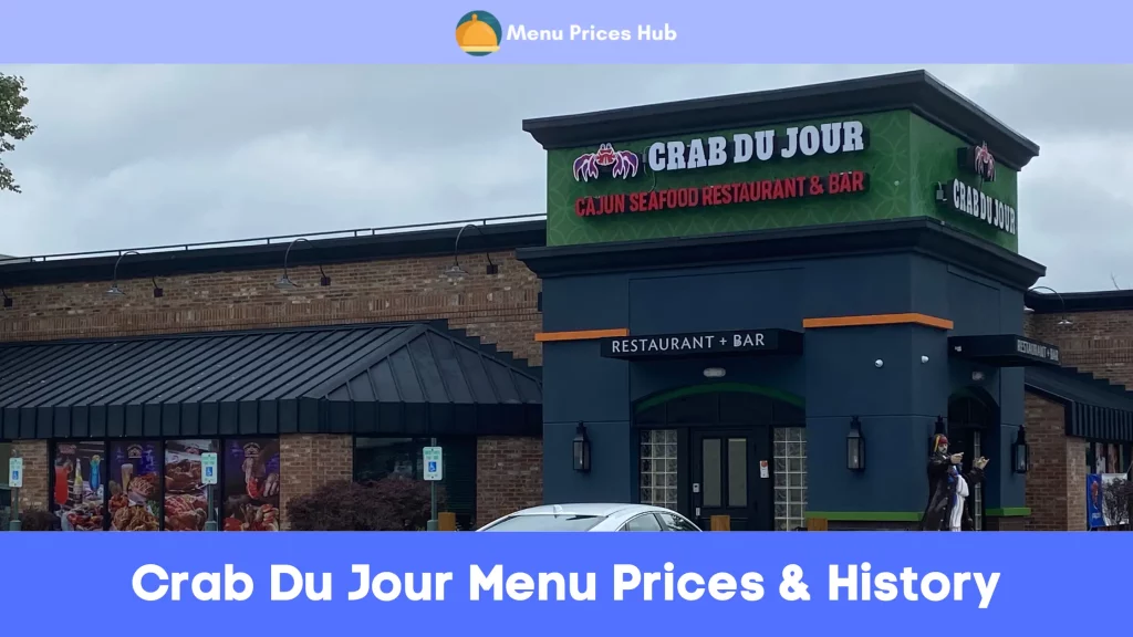 crab du jour menu prices history