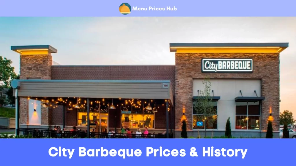city barbeque menu prices history