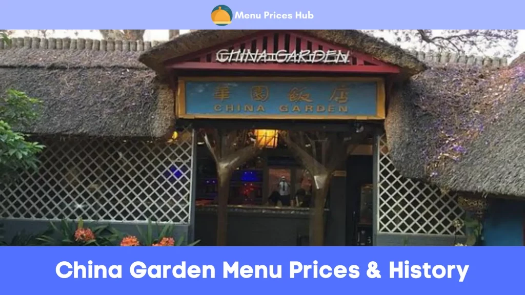 china garden menu prices about history