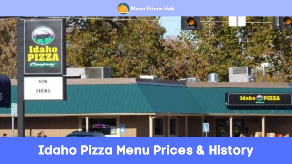 idaho pizza menu prices history