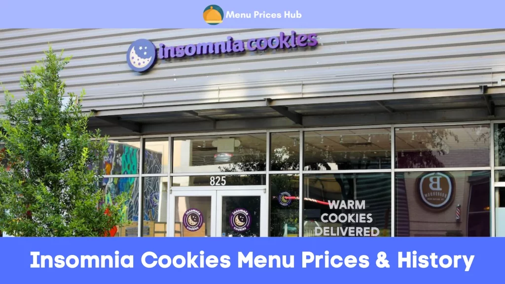 insomnia cookies menu prices history