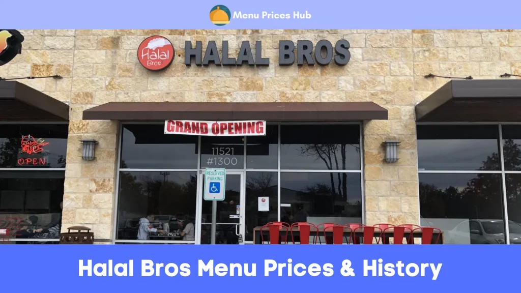 halal bros menu prices history
