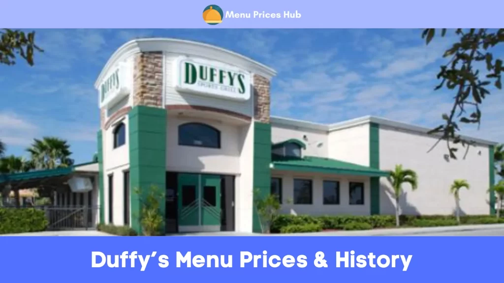 duffy’s menu prices history