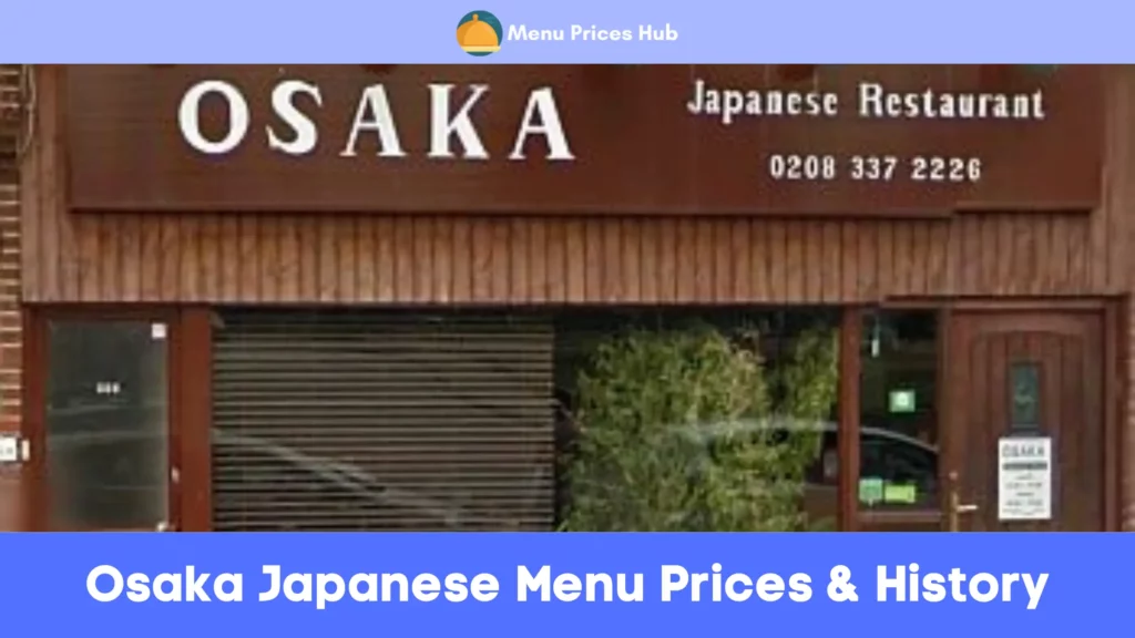 osaka japanese menu prices history
