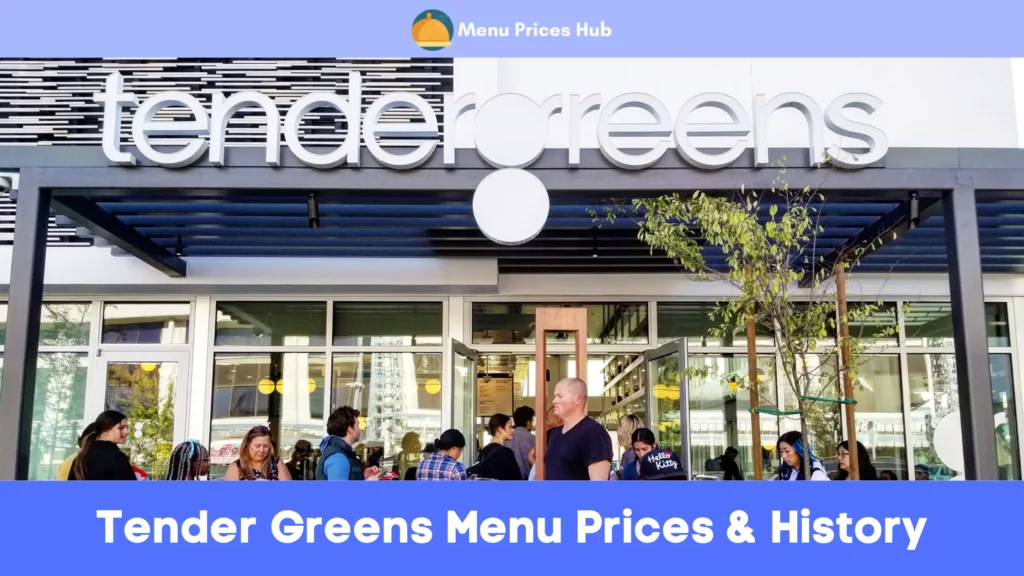 tende greens menu prices history
