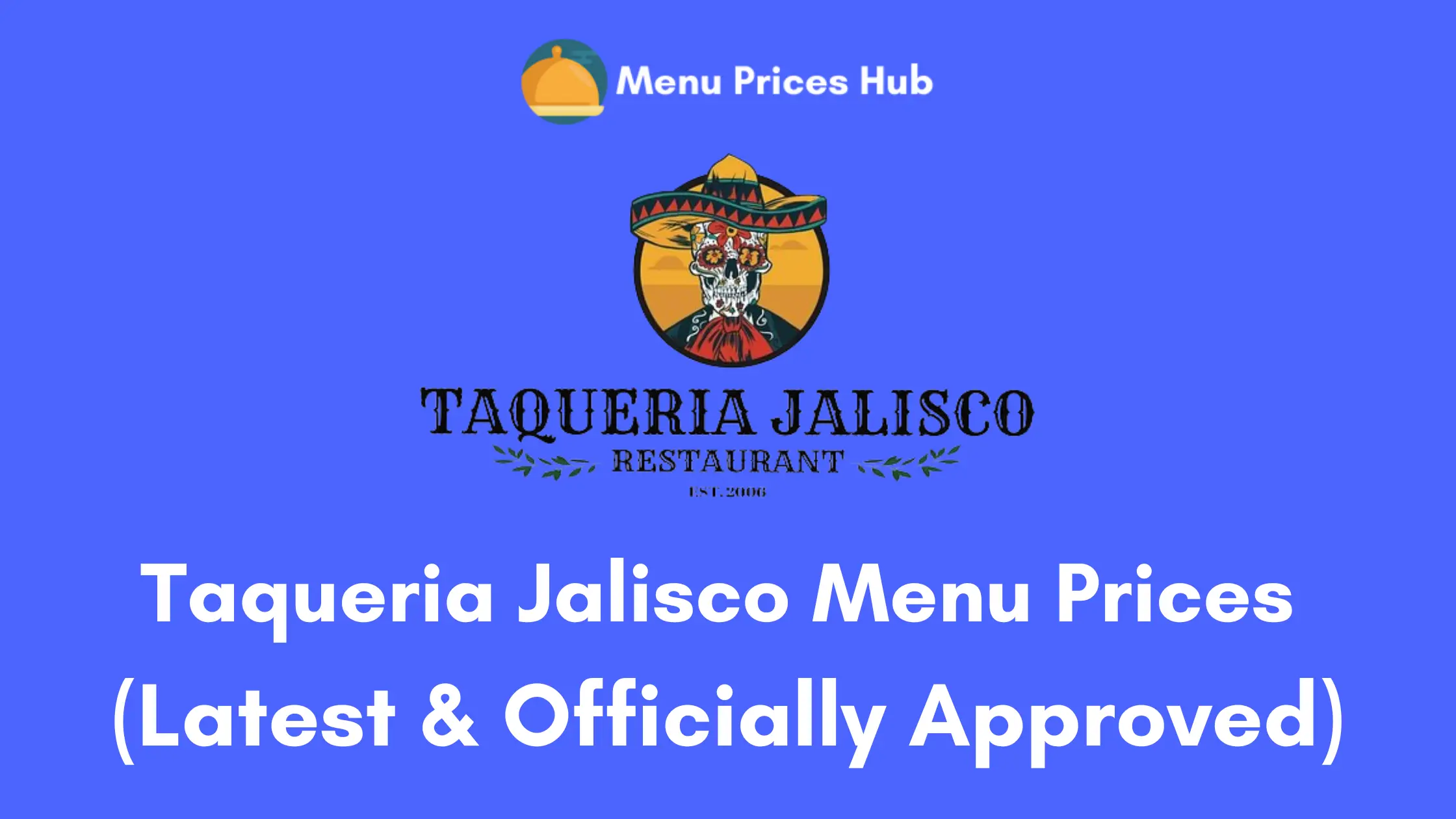 taqueria jalisco menu prices