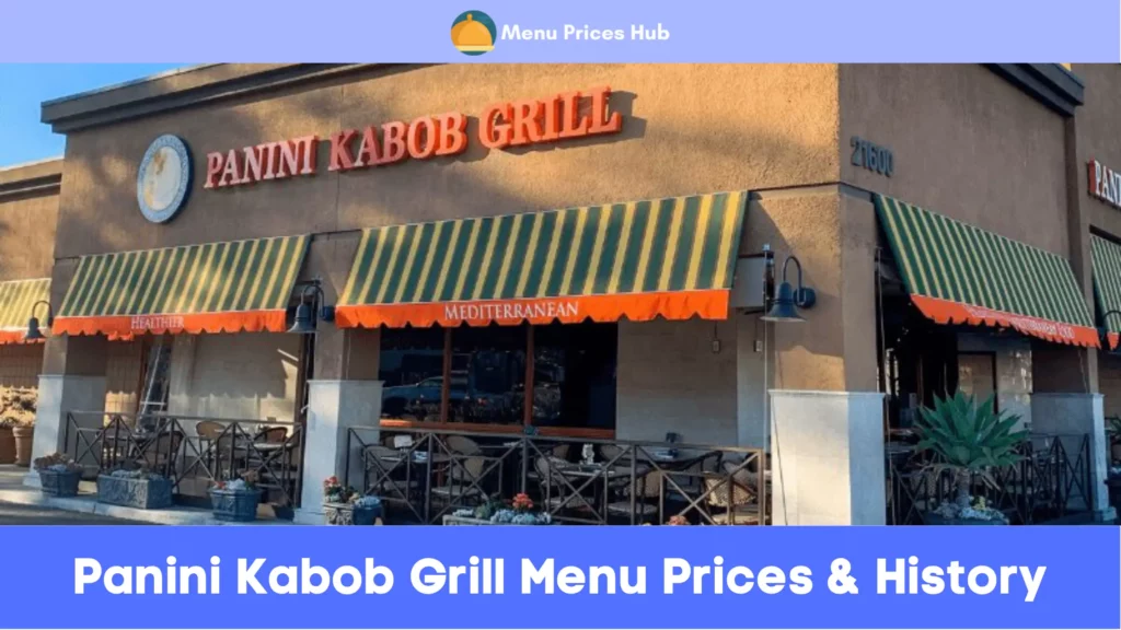 panini kabob grill menu prices history