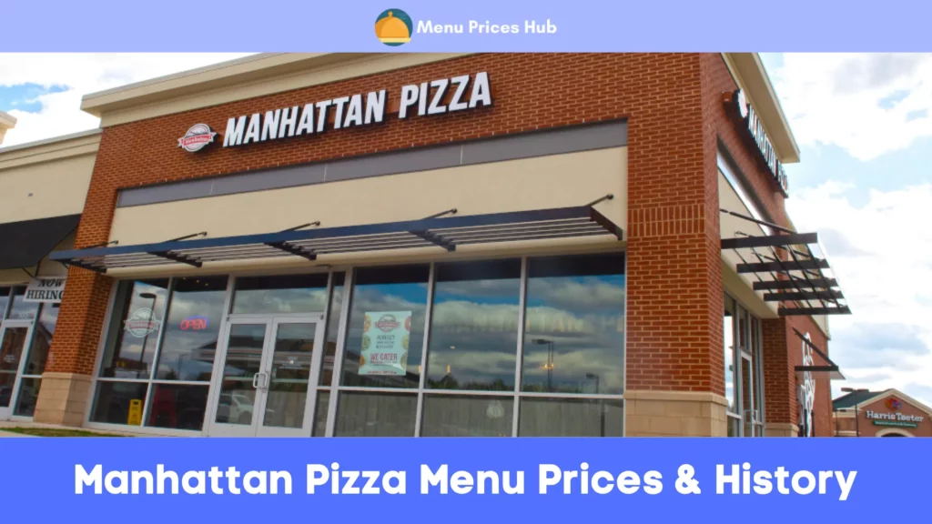 manhattan pizza menu prices history