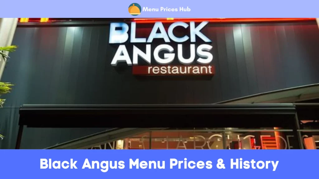 black angus menu prices history