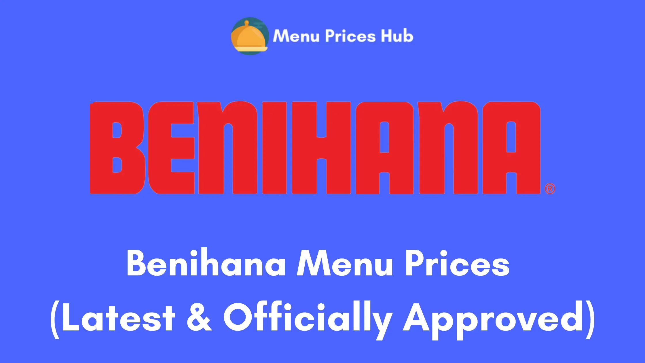benihana menu prices