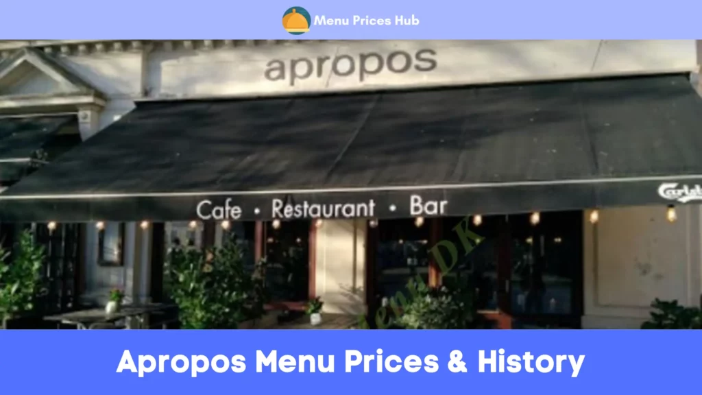 apropos menu prices history