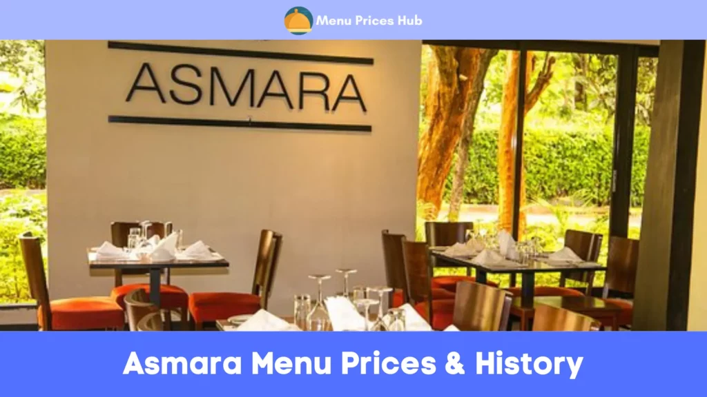 asmara menu prices history