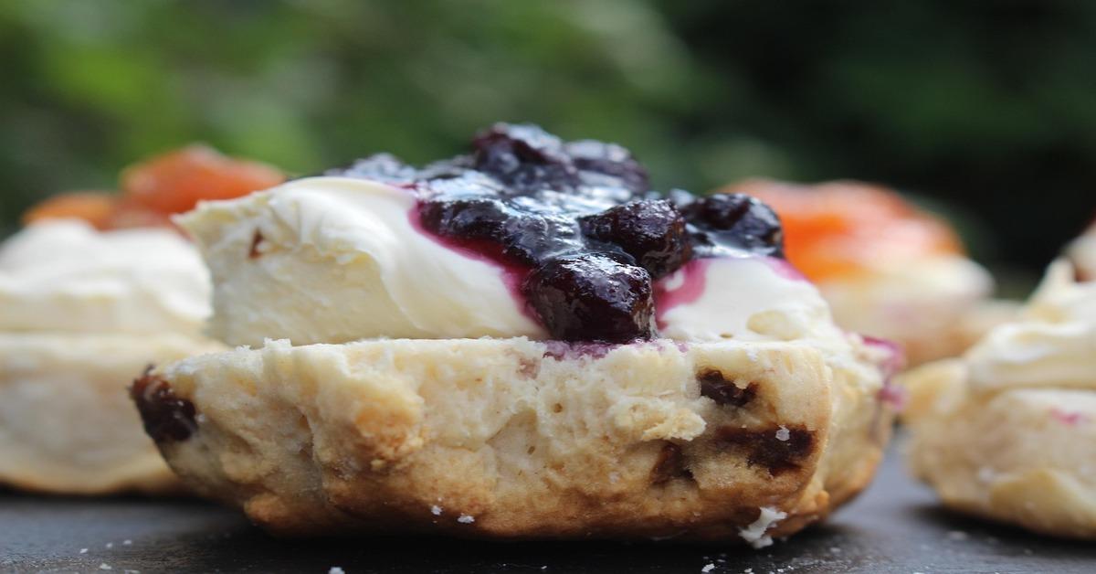 British Scones with Clotted Cream: A Classic Tea-Time Treat